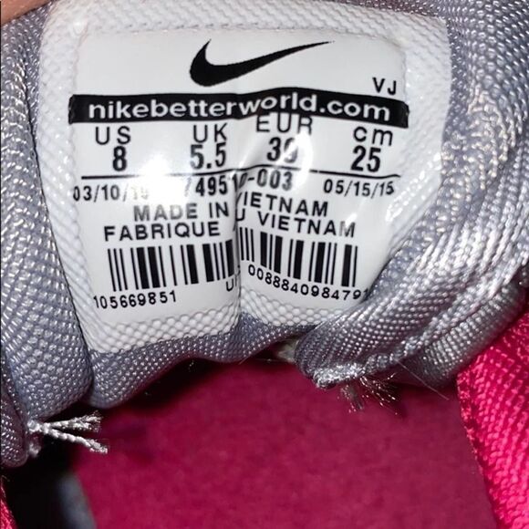 Nike Air Max Siren Gray and Pink 8 - Picture 5 of 6